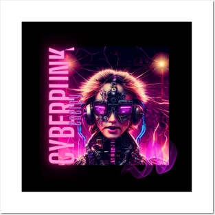 Cyberpunk girl Posters and Art